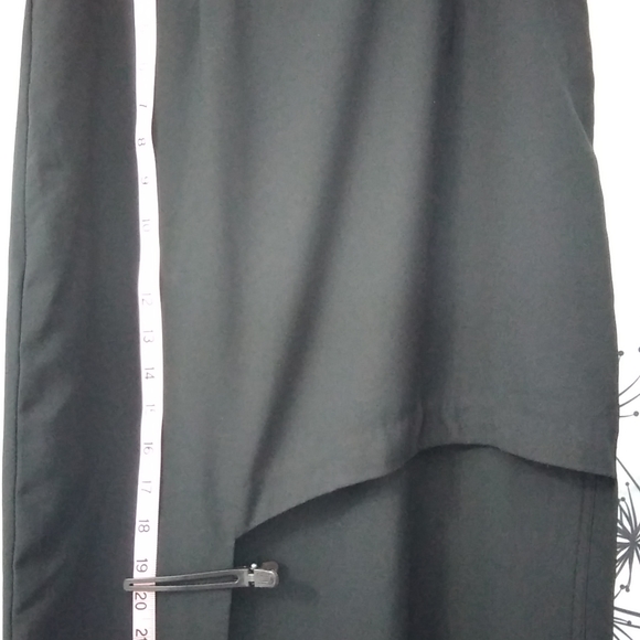 Forever 21 Black Front/Side Split High Low Skirt - Picture 5 of 7
